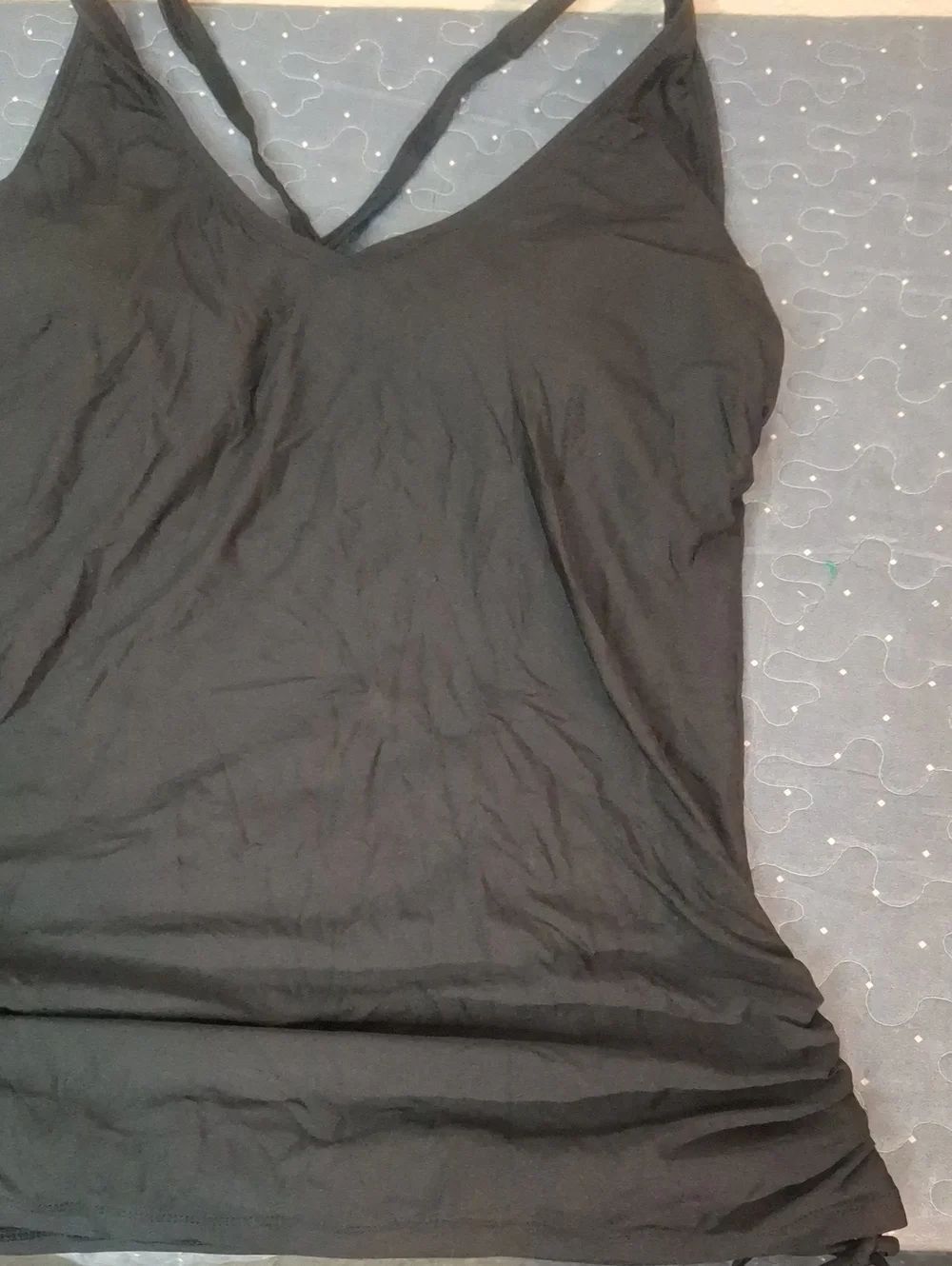 Catalina Black Women's Tankini Top size XL NWT